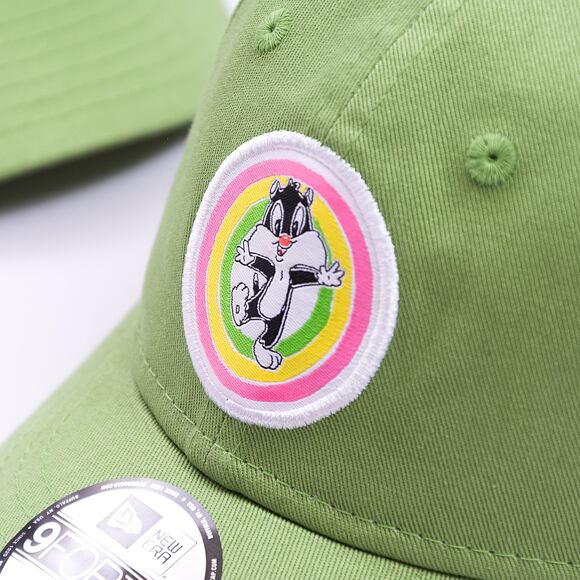 Dětská kšiltovka New Era 9FORTY Kids Pastel Looney Tunes Sylvester Nephrite Green