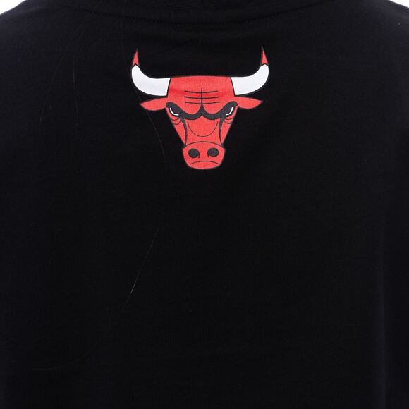 Dámské Triko New Era NBA Team Wordmark Crop Tee Chicago Bulls - Black / White