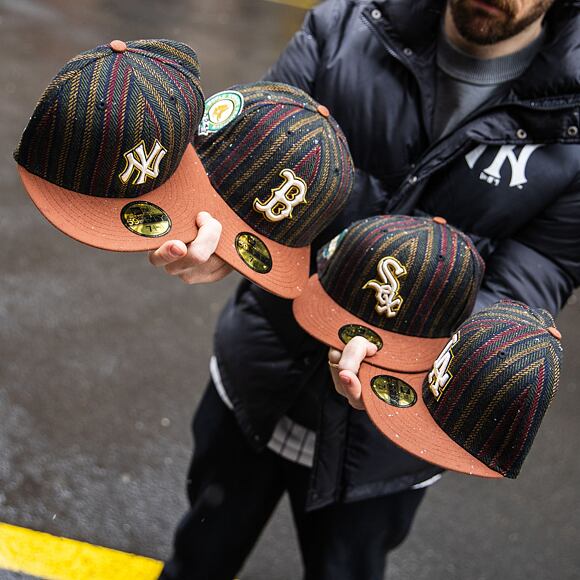 Kšiltovka New Era - 59FIFTY "Vintage Herringbone" - Boston Red Sox