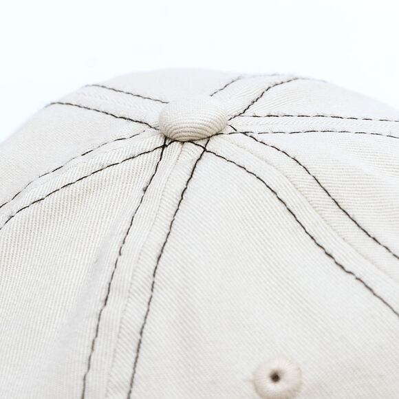 Kšiltovka New Era - Branded Contrast stitch 9TWENTY - Ivory / Black