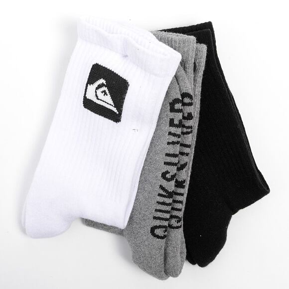 Ponožky  Quiksilver Crew 3Pack - White/Multi