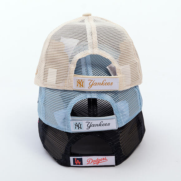Dětská Kšiltovka New Era - MLB Homefield Trucker 9FORTY - NY Yankees - Cream / Yellow
