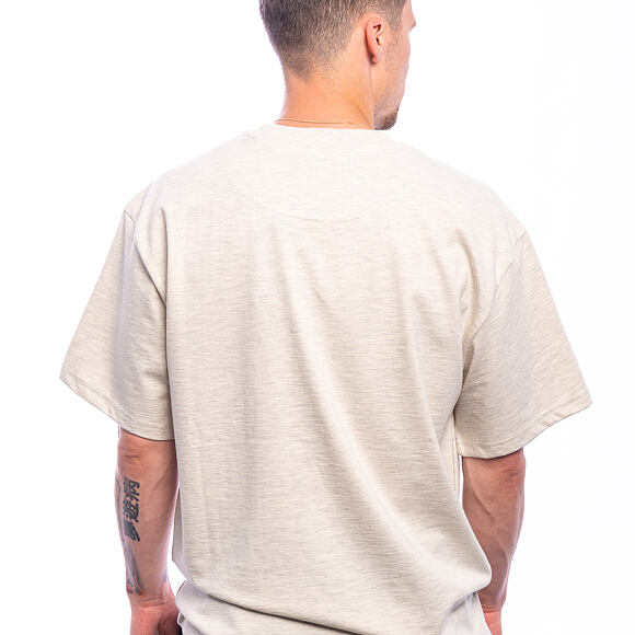 Triko Karl Kani - Autograph Heavy Jersey Boxy Melange Tee - Beige