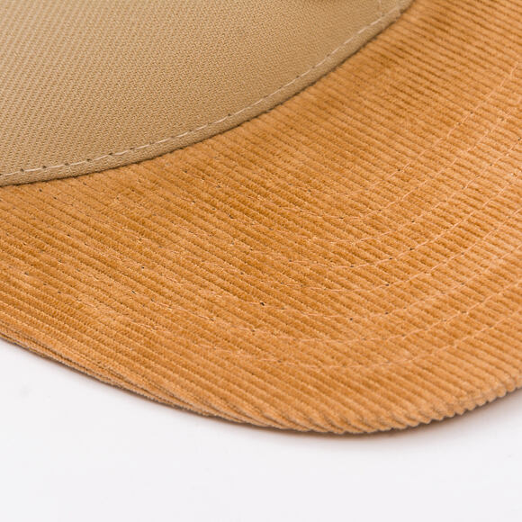 Kšiltovka Brixton - Oath Iii Snapback - Sand/Light Brown Corduroy