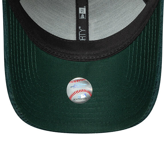Dámská Kšiltovka New Era - MLB Cord 9FORTY - LA Dodgers - Dark Green / Lavender