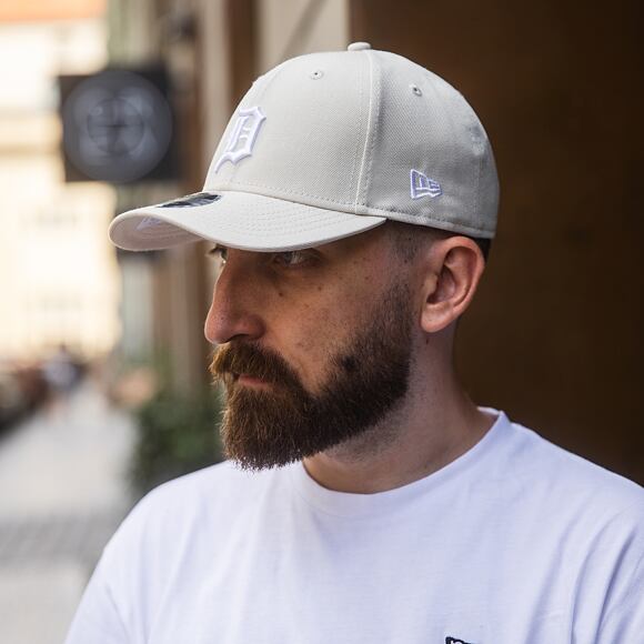 Kšiltovka New Era - MLB Seasonal 9FORTY M-CROWN - Detroit Tigers - Cream