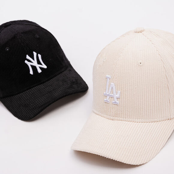 Kšiltovka New Era - MLB Cord 9FORTY M-CROWN - LA Dodgers - Cream