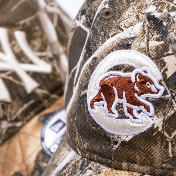 Kšiltovka New Era - MLB Washed Realtree 9TWENTY - Chicago Cubs - Realtree Edge