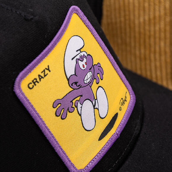 Kšiltovka Capslab - Smurfs Trucker - Crazy - Black / Purple