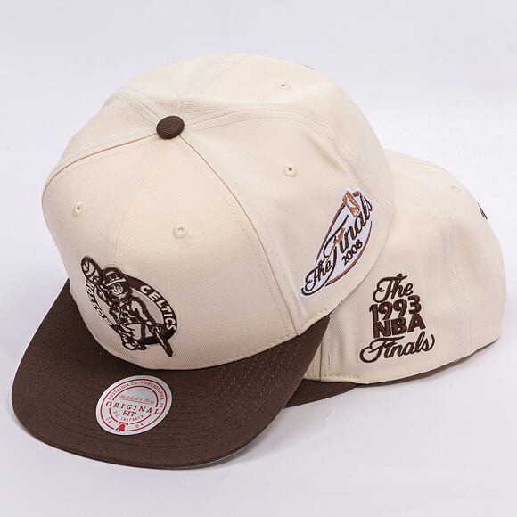 Kšiltovka Mitchell & Ness - NBA Fashion Basic 2T Snapback - Boston Celtics - Cream