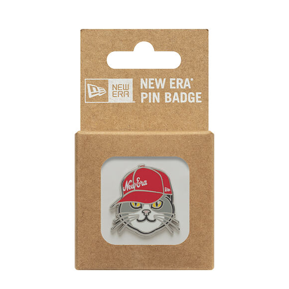 Připínáček New Era - Branded Cap Pin - Cat - Silver