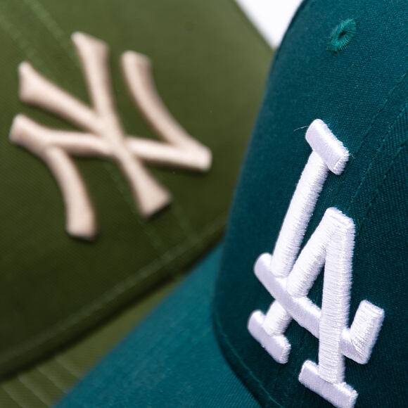 Kšiltovka New Era - MLB Essential 9FORTY - LA Dodgers - Turquoise / White