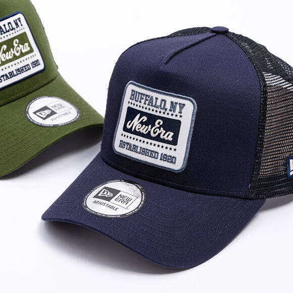 Kšiltovka New Era - Buffalo Patch Trucker 9FORTY Trucker - Navy