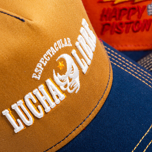 Kšiltovka Stetson - Trucker Cap Lucha Libre by JJ Hats - Navy/Orche