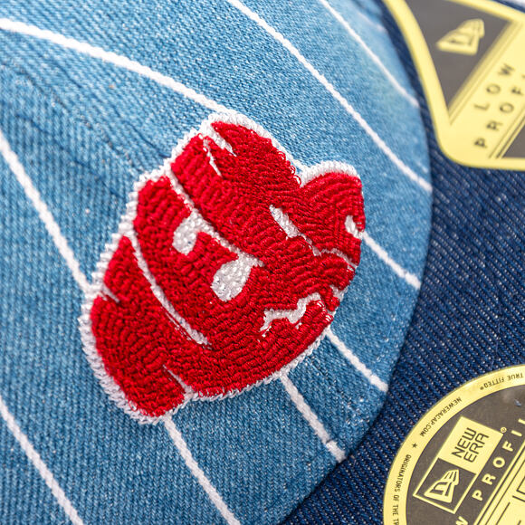 Kšiltovka New Era - 59FIFTY Low Profile Day - Pinstripe Denim Indigo