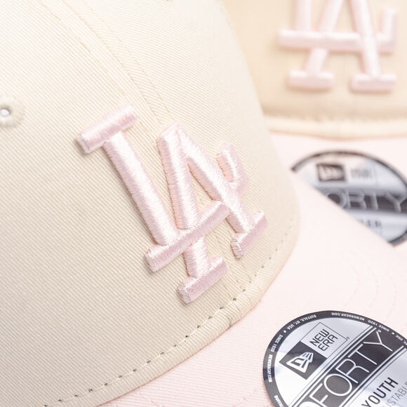 Dětská Kšiltovka New Era - MLB Essential 9FORTY - LA Dodgers - Cream
