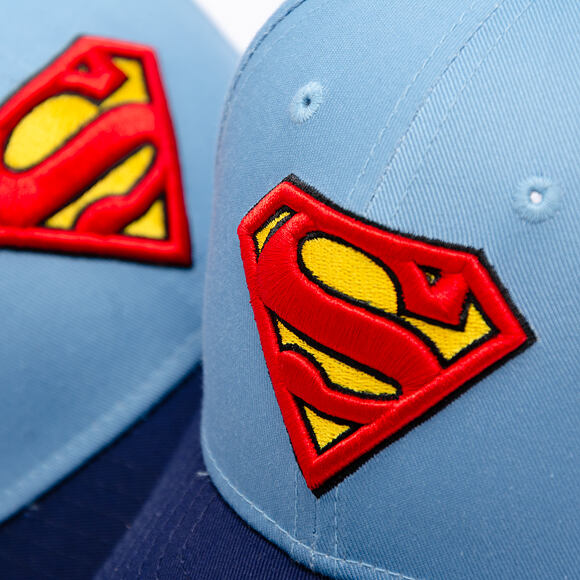 Dětská Kšiltovka New Era - Warner Bros DC Universe 9FORTY - Superman - Sky Blue
