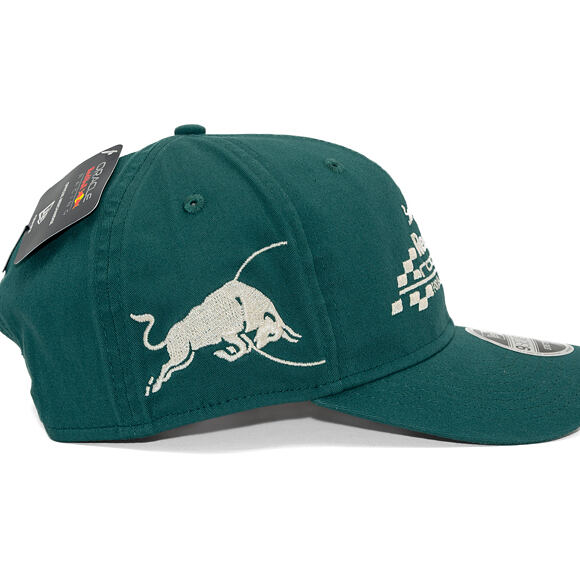 Kšiltovka New Era - F1 Washed 9SEVENTY Stretch-Snap - Red Bull F1 - Pine Green