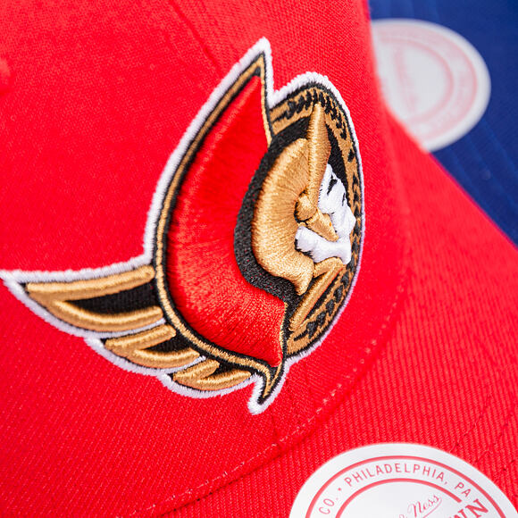 Kšiltovka Mitchell & Ness - Ottawa Senators - Team Ground 2.0 Pro Snapback - Red