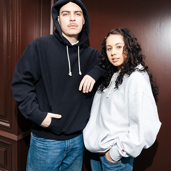 Mikina Champion - Hooded sweatshirt - Grey Heather