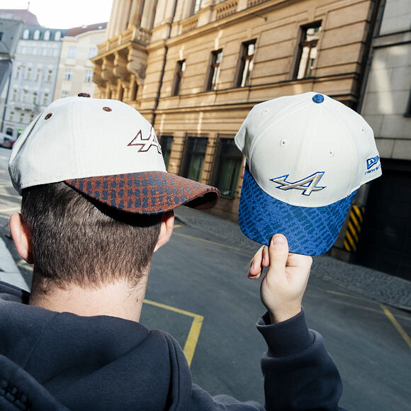 Kšiltovka New Era - F1 Heritage 9TWENTY - Alpine Racing - Chrome White