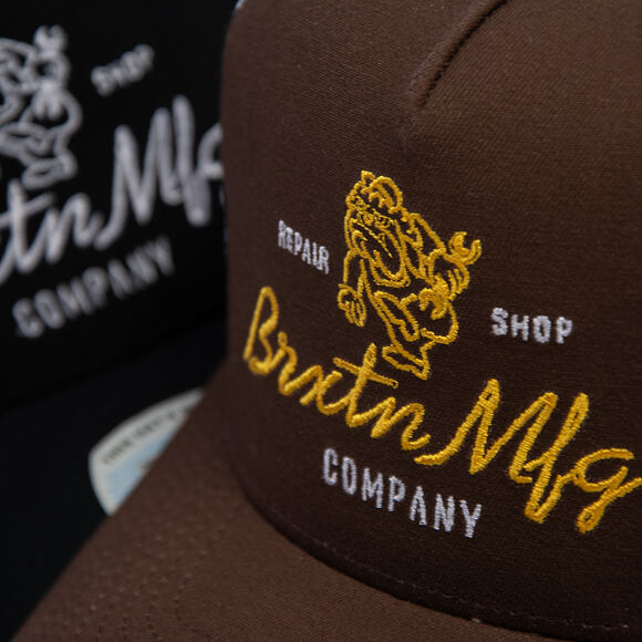 Kšiltovka Brixton - Tolman MP Trucker - Pinecone Brown/White