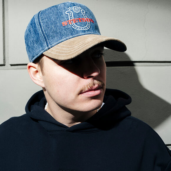 Kšiltovka Stetson - Trucker Cap - Denim Western - 26