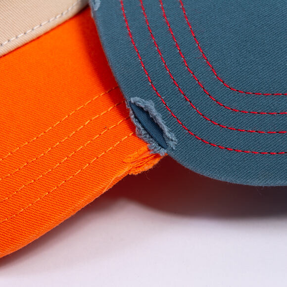 Kšiltovka Von Dutch - Trucker - Classic Logo Orange/Green