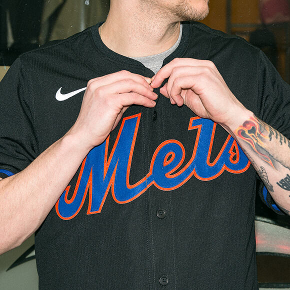 Dres Nike - MLB Limited Alternate Jersey - New York Mets - Black 00A