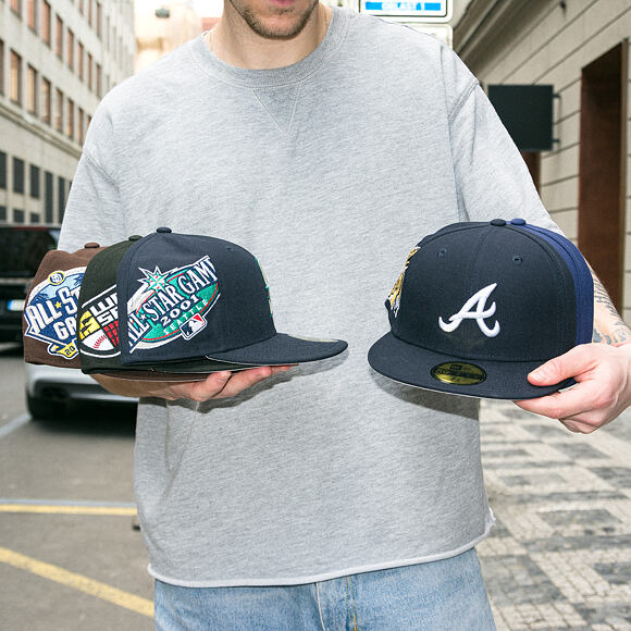 Kšiltovka New Era - MLB Hidden Hit 59FIFTY - Atlanta Braves - Team Color