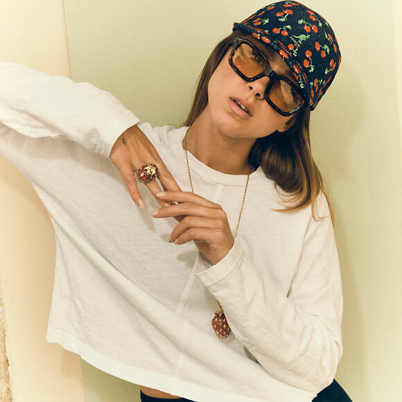 Kšiltovka Kangol - Tropic Cherry Spacecap - Navy