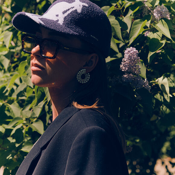 Kšiltovka Kangol - Retro Bermuda Big Kroo Spacecap - Hazy Indigo