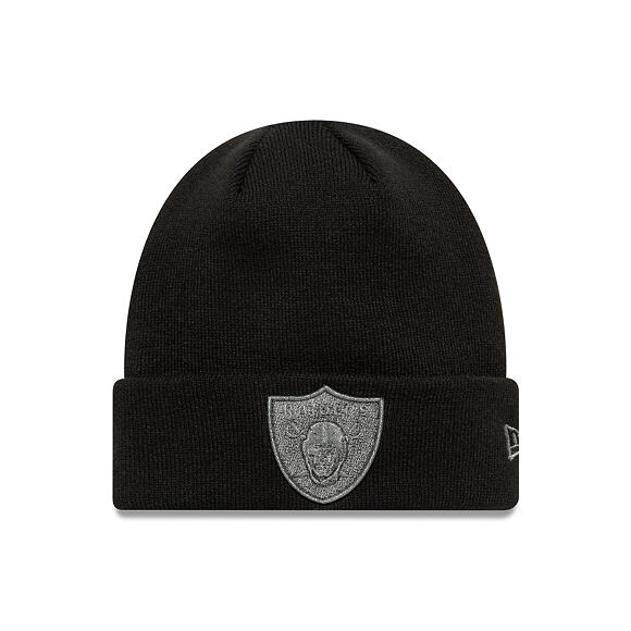 Kulich New Era - NFL Metallic Beanie Medium Knit - Las Vegas Raiders - Black