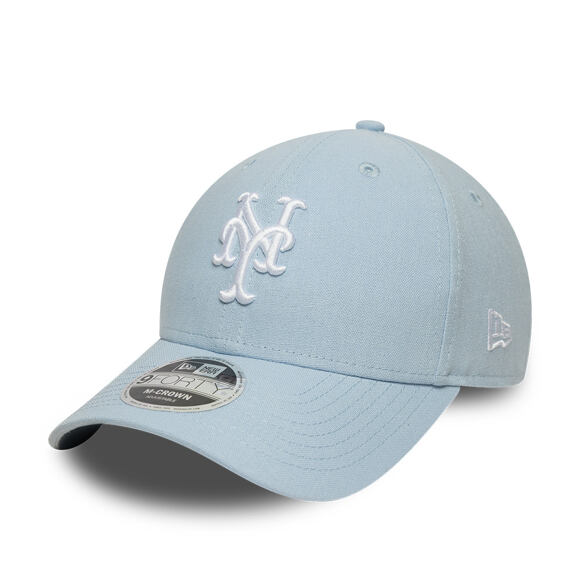 Kšiltovka New Era - MLB Linen 9FORTY M-CROWN - NY Mets - Sky Blue
