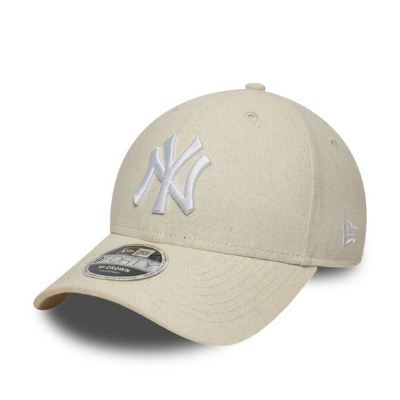 Kšiltovka New Era - MLB Linen 9FORTY M-CROWN - NY Yankees - Stone