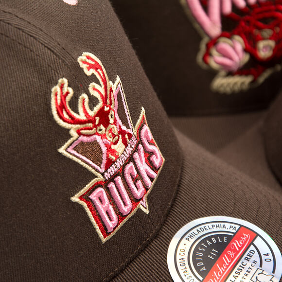 Kšiltovka Mitchell & Ness - NBA - Brown Sugar Bacon - Milwaukee Bucks - Brown