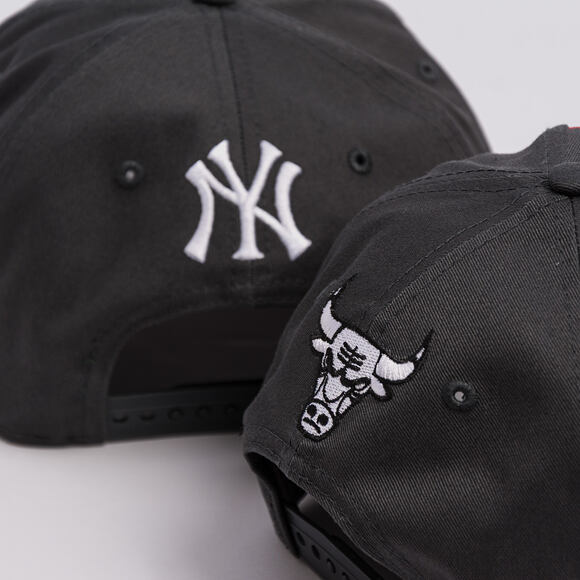 Kšiltovka New Era - MLB "Oversize Tilt" 9FORTY A-Frame - NY Yankees - Steel