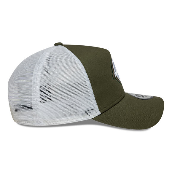 Kšiltovka New Era - F1 Seasonal 9FORTY A-Frame Trucker - HAAS F1 - New Olive