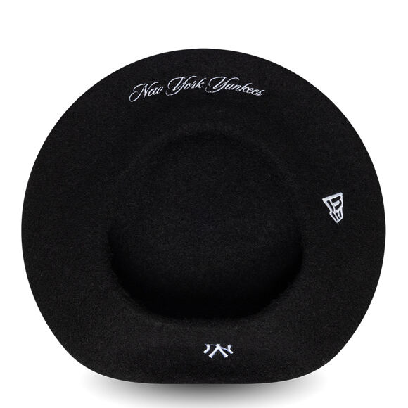 Dámský Baret New Era - MLB Wool Script Beret - NY Yankees - Black
