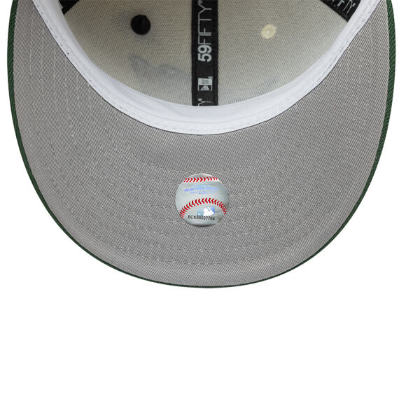 Kšiltovka New Era - MLB Cooperstown Pin 59FIFTY - Anaheim Angels - Cilantro Green / Cream