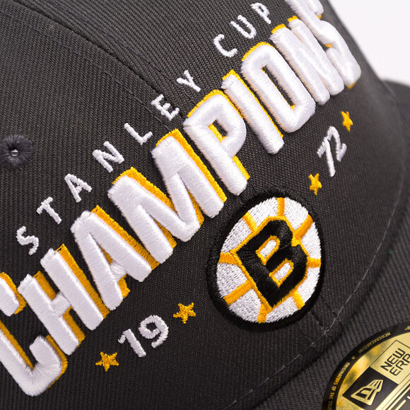 Kšiltovka New Era - NHL Champion VC 59FIFTY - Boston Bruins - Graphite