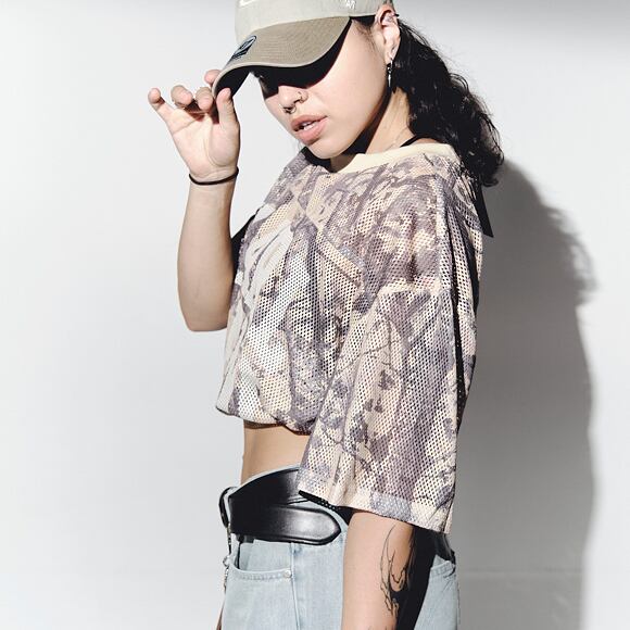 Dres Karl Kani - Heritage Wood Camo Mesh Boxy Jersey
