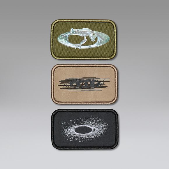 Nášivka Oakley - Oakley Mod Patch Pack - Bark/Frog/Ellipse Pack