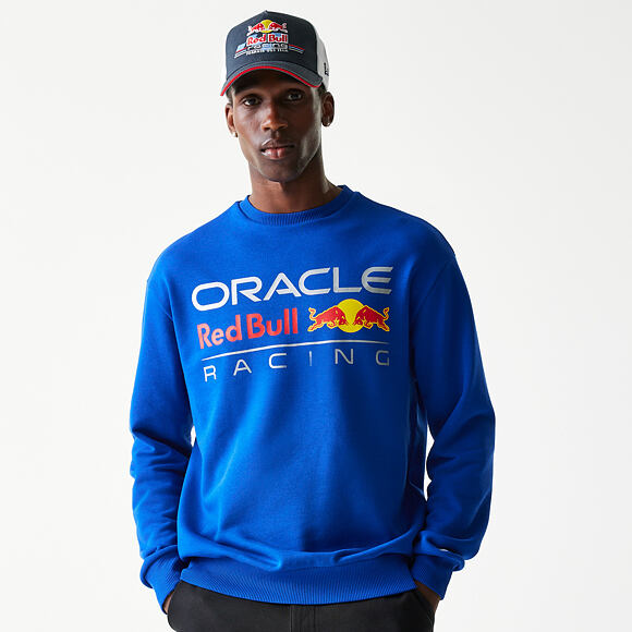 Mikina New Era - F1 Oversized Crewneck - RED BULL F1 - Blue
