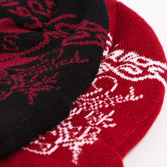 Kulich Ed Hardy - Unisex Love Kills Slowly Foldover Beanie - Black