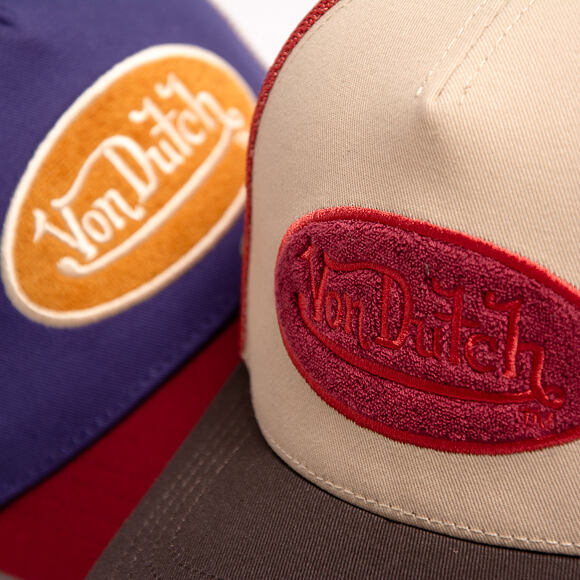 Kšiltovka Von Dutch - Baseball - Patch Premium - Black / Red