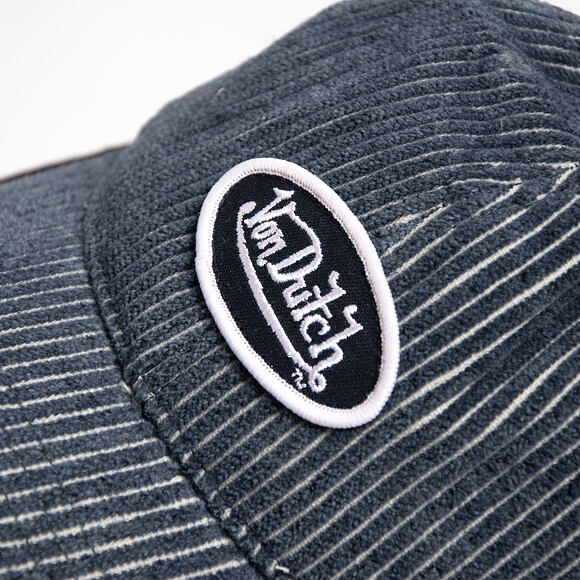 Kšiltovka Von Dutch - Baseball - Striped Corduroy Patch - Navy
