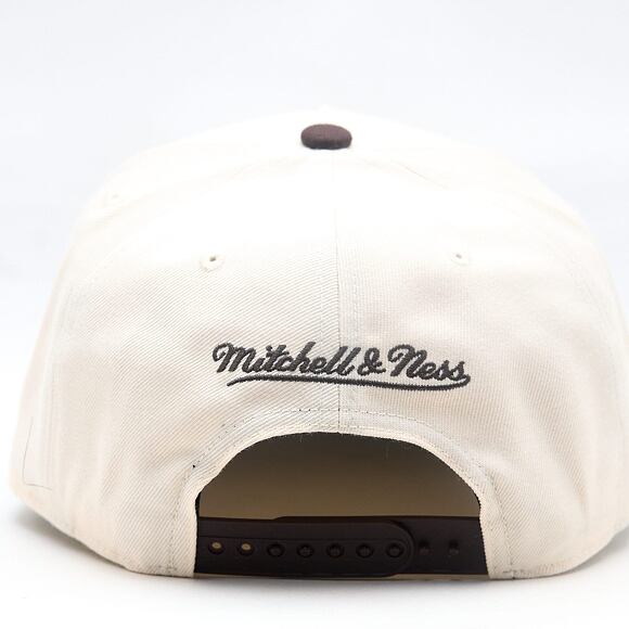 Kšiltovka Mitchell & Ness - NBA Brown And Cream Pro Snapback - New York Knicks - Cream