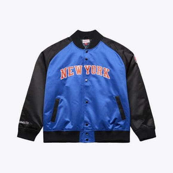 Bunda Mitchell & Ness - NBA Player Lightweight Satin Jacket - New York Knicks - Royal/Black