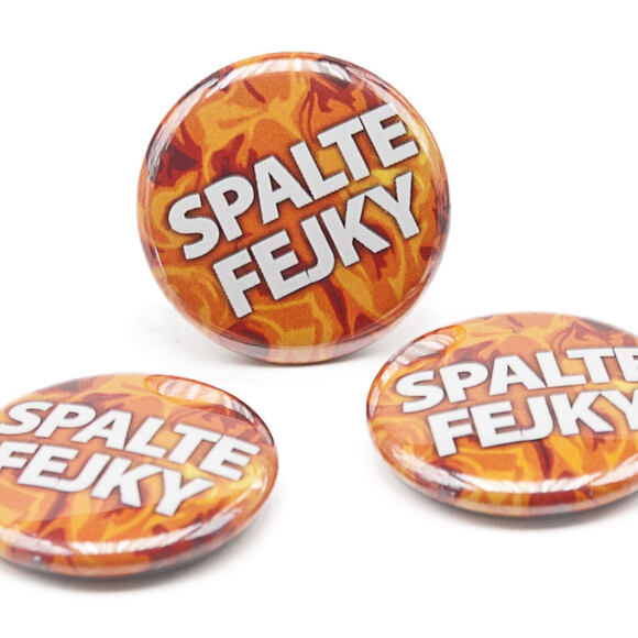 Placky Snapbacks.cz SPALTE FEJKY 2ks z Limitované Série, 2,5cm
